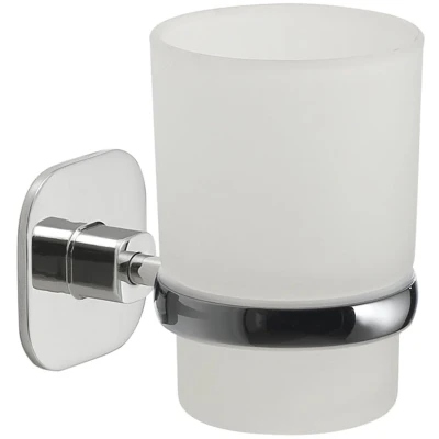 Afbeelding van Gedy Tandenborstelhouder, Chroom, 6,7x9,1x9,6