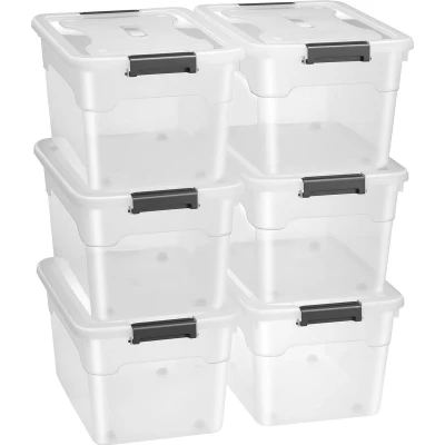 Afbeelding van Opbergbox / Opslagdoos 60 L Kunststof 6 Delig Incl. Deksel
