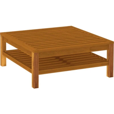 Afbeelding van vidaXL Salontafel 65x65x35 cm massief acaciahout