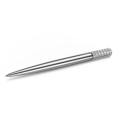 Afbeelding van Swarovski 5617001 Pen Lucent ballpoint verchroomd zilverkleurig wit