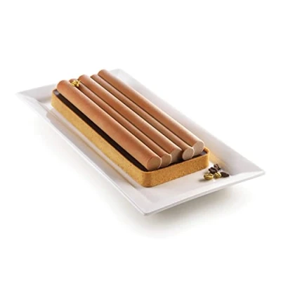 Afbeelding van KIT TARTE BAMBOO SET RECTANGULAR RING + SILICONEN MAT DECO