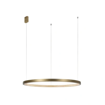 Afbeelding van Nova Luce, Hanglamp, VEGAS LED hanglamp messing 35W warm wit 180x108cm 86016805