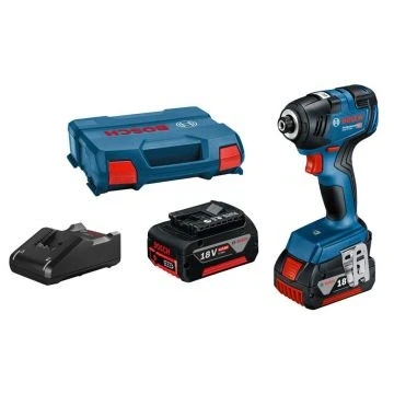 Afbeelding van Bosch GDR 18V 200 Accu slagschroevendraaier (2x 4,0 Ah, lader GAL 40 in L Case) 06019J2107