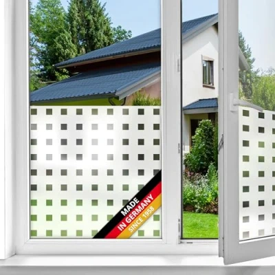 Afbeelding van d c fix raamfolie anti inkijk Zorg statisch premium 90 cm x 1,5 m privacy window film raam glas folie