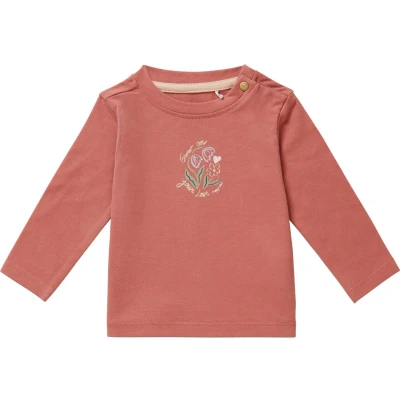 Afbeelding van Noppies Meisje Longsleeve Charlot Brick Dust 56