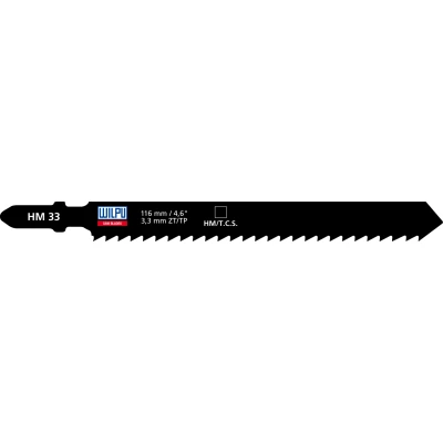 Afbeelding van Wilpu HM 33 decoupeerzaagblad keuken en wastafelbladen (Bosch T301CHM) 2 stuks