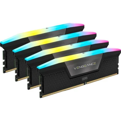 Afbeelding van Corsair Vengeance RGB CMH192GX5M4B5200C38, 192 Go, 4 x 48 DDR5, 5200 MHz, 288 pin DIMM