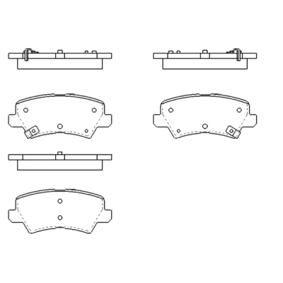 Afbeelding van Kavo Parts Remblokset KBP 4581