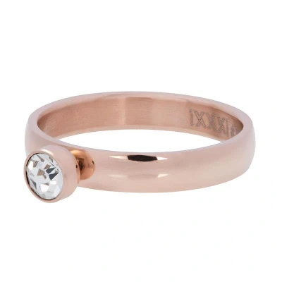 Afbeelding van Zirconia 1 stone crystal iXXXi Vulring 4 mm 21 / Rosé
