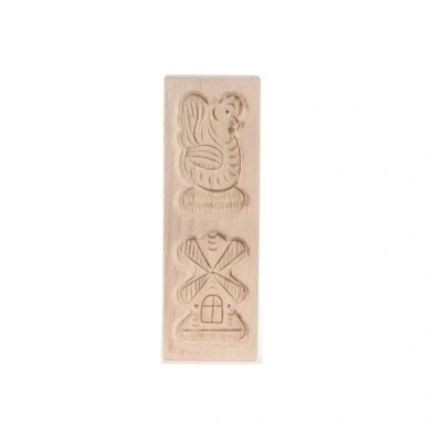 Afbeelding van Speculaasplank Twee figuren (2x) 8x5cm.