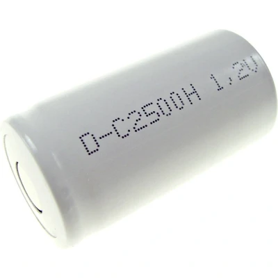 Afbeelding van Mexcel SC2500H Speciale oplaadbare batterij C (baby) Geschikt voor hoge temperaturen, Flat top NiCd 1.2 V 2500 mAh