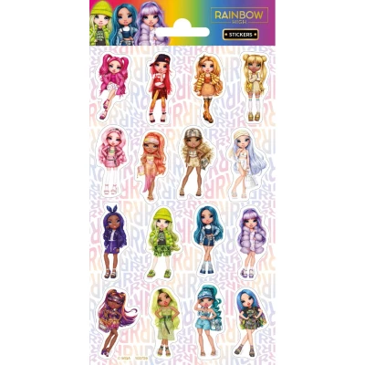 Afbeelding van Wefiesta Stickers Rainbow High poppetjes