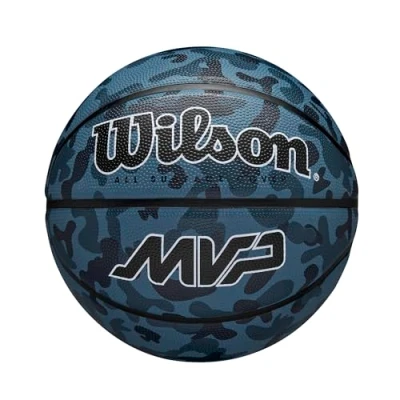 Afbeelding van Wilson MVP Camo Ball, Unisex, Blauw, basketbal, maat: 6