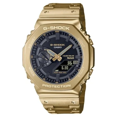 Afbeelding van Casio G Shock GM B2100GD 9AER Steel horloge Goudkleur