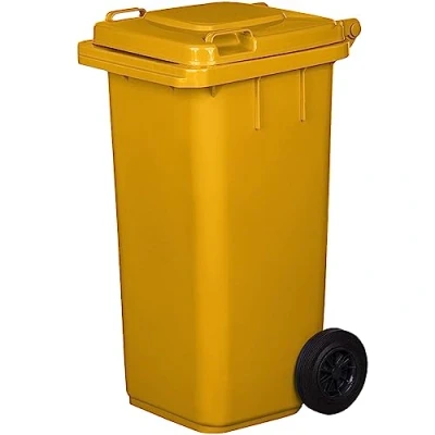 Afbeelding van Kliko / mini container 120 liter Geel