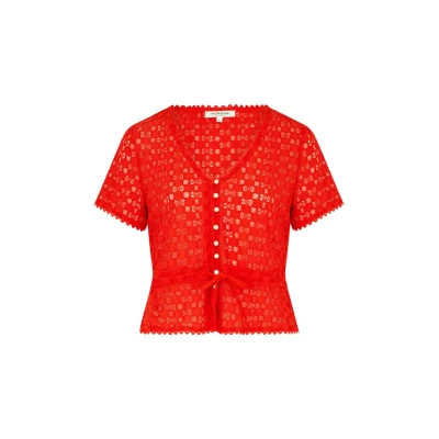 Afbeelding van Morgan Short Sleeved Tshirt print, Dames, Maat: XL, Orange