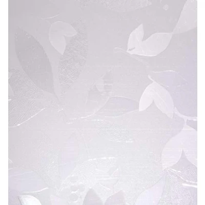Afbeelding van Venilia Raamfolie statisch Vitrostatic bladeren 3D, privacyfolie, melkglasfolie, raamfolie, folie voor douchecabine, glasdecoratiefolie, transparant, 45cm x 1,5m, 200µm (dikte: 0,2mm), 54777