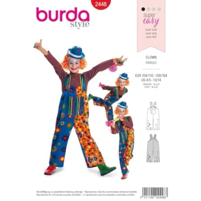 Afbeelding van Burda 2448 Clown mt 104 164