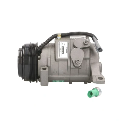 Afbeelding van Compressor, airconditioning TEAMEC 8638814, gerenoveerd