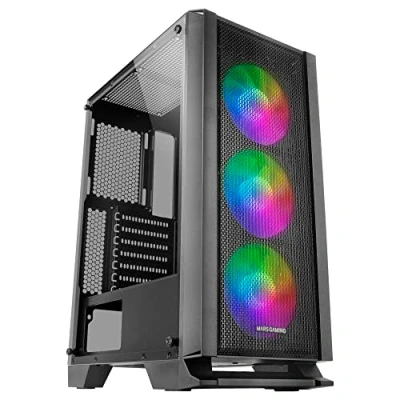 Afbeelding van ATX Semi toren doos Mars Gaming MCC Zwart RGB
