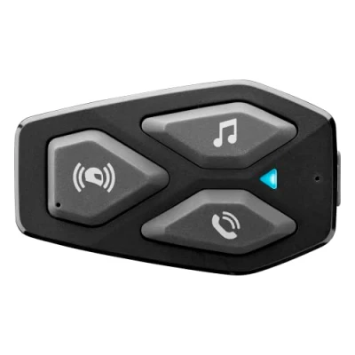Afbeelding van INTERPHONE UCOM3HD Enkel Bluetooth 5.1 motorhelmintercom, 40 mm HD koptelefoon, motorrijwielgebruik, afstand 500 meter, batterijduur 10 uur, muziek, GPS, waterdicht IP67