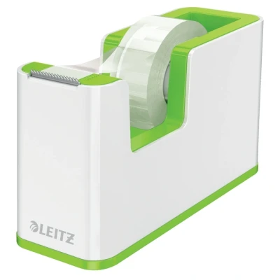 Afbeelding van Plakbandhouder Leitz WOW wit/groen