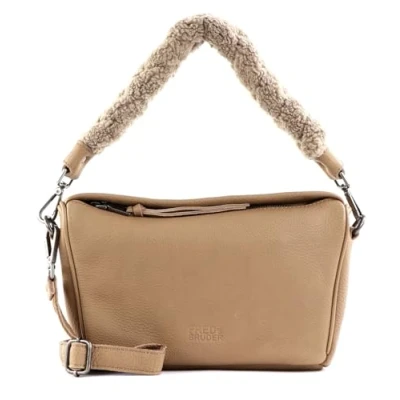 Afbeelding van Fredsbruder Chinte Schulter 28 CM Handtas, Dames, Maat: One Size, Coffee cream