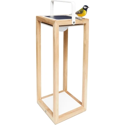 Afbeelding van Buitenlamp Suns Mr. Solar Tom Matt White 20x20x50 cm