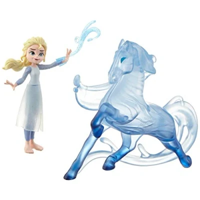 Afbeelding van Harbro Disney IJskoningin, kleine Elsa pop en nokk figuur, voor kinderen vanaf 3 jaar