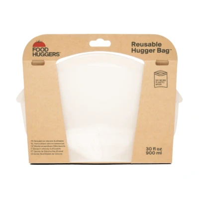 Afbeelding van Food Huggers Herbruikbare Bewaarzak 900ml Champagne Frost