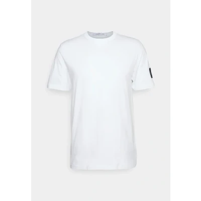 Afbeelding van Calvin Klein Jeans Badge Regular TEE Tshirt basic, Heren, Maat: XXS, Bright white