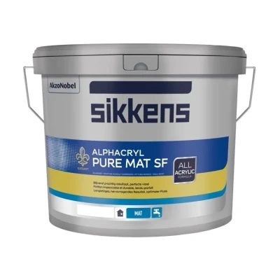 Afbeelding van Sikkens Alphacryl Pure Mat SF 5 Liter op Kleur