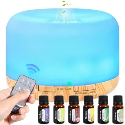 Afbeelding van AQXONG diffuser voor etherische oliën, luchtbevochtiger aromadiffuser, aromadiffuser ultrasone oliën