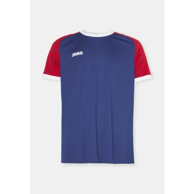 Afbeelding van JAKO Iconic Sport Tshirt, Heren, Maat: 52/54, Navy/chili red