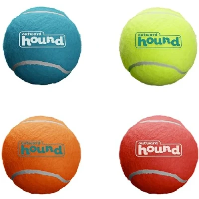 Afbeelding van Outward Hound Squeaker Ballz Apporteerspeeltje voor honden Small 4 stuks