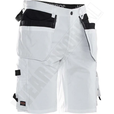 Afbeelding van Jobman 2132 Painters&#039; Shorts 65213211 Wit/zwart C46