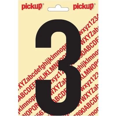 Afbeelding van Plakcijfer Nobel Sticker cijfer 3 Pickup