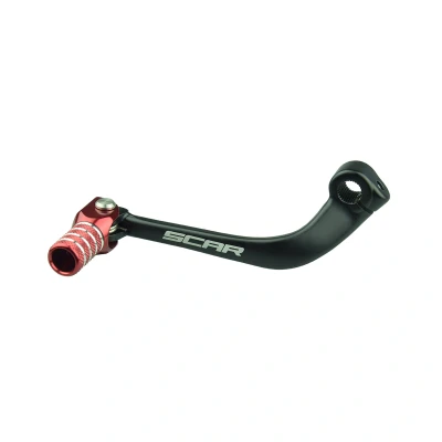 Afbeelding van Scar Gesmede Schakelpedaal Gekleurde Tip Zwart / Rood Honda CRF110F 2013 2024
