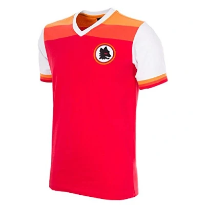 Afbeelding van COPA Football AS ROMA Retro Tshirt print, Heren, Maat: Medium, Red