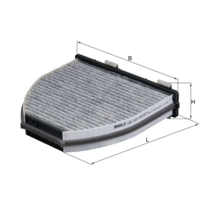 Afbeelding van Filter, binnenlucht MAHLE ORIGINAL LAK 413