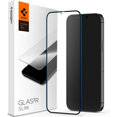 Afbeelding van Screenprotector Apple iPhone 12 Pro Max: Spigen GLAStR smartphone
