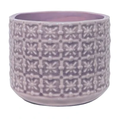 Afbeelding van Nordring Bloempot Cross S (10 cm ø), mauve