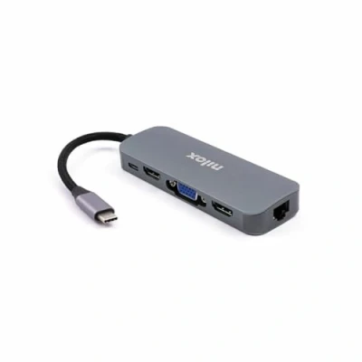 Afbeelding van Dockstation Nilox NXDSUSBC03 Grijs