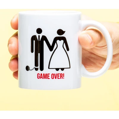 Afbeelding van Game Over Bruidegom Mok