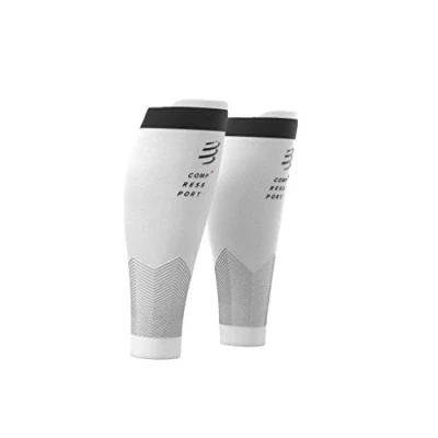 Afbeelding van Sports Compression Calf Sleeves Compressport R2v2 White
