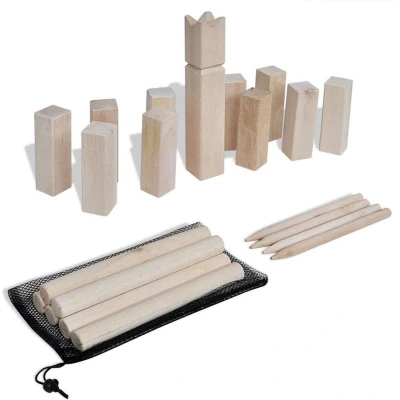 Afbeelding van Houten Kubb Spel Set