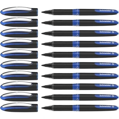 Afbeelding van Schneider 183603 One Sign rollerbalpen (onuitwisbaar, lijndikte 1 mm) blauw, pak van 10
