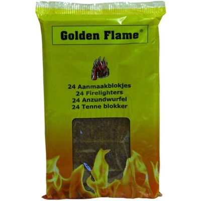 Afbeelding van Golden Flame Aanmaakblokje 24x24