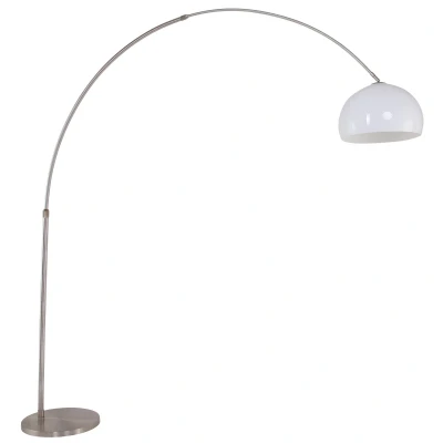Afbeelding van Steinhauer Booglamp XXL Stresa H 230 cm Plexi wit mat chroom