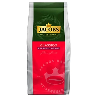 Afbeelding van Jacobs Professional Classico, espresso koffiebonen 1 kg, Arabica en Robustabonen, intensiteit 4/5